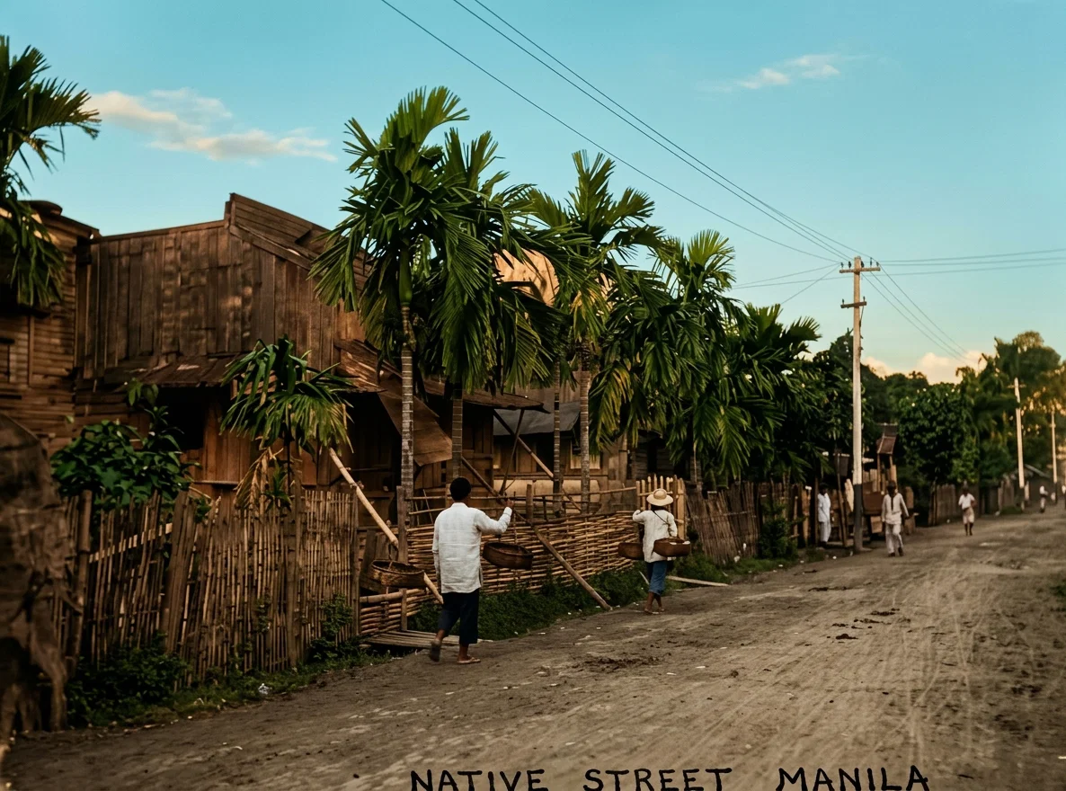 NATIVE STREET IN MANILA