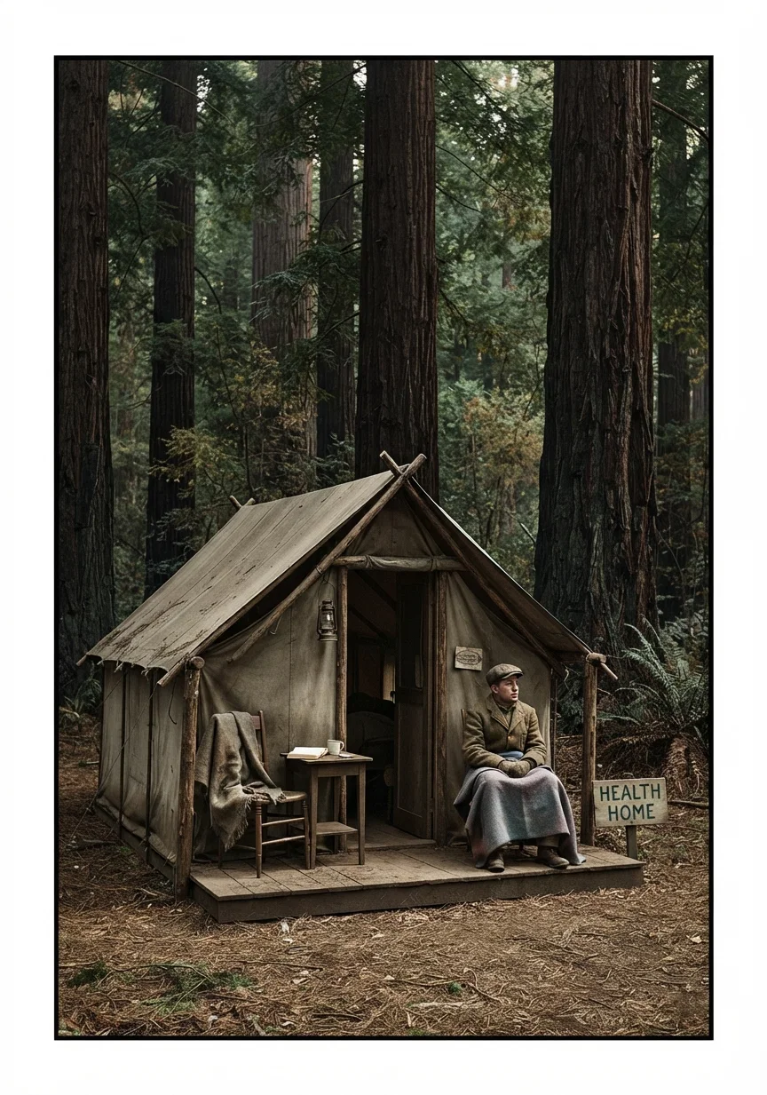 THE LITTLE HEALTH HOME IN THE OAK GROVE SANATORIUM