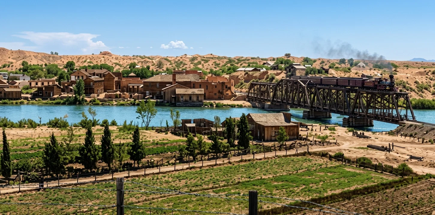 Yuma, Arizona, and Southern Pacific R. R. Bridge over the Colorado River