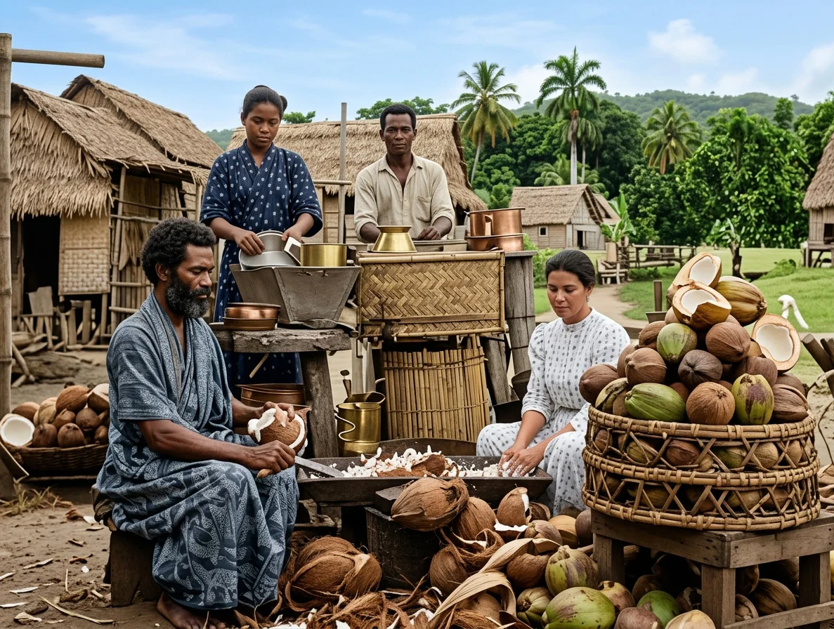MAKING COCOANUT OIL
