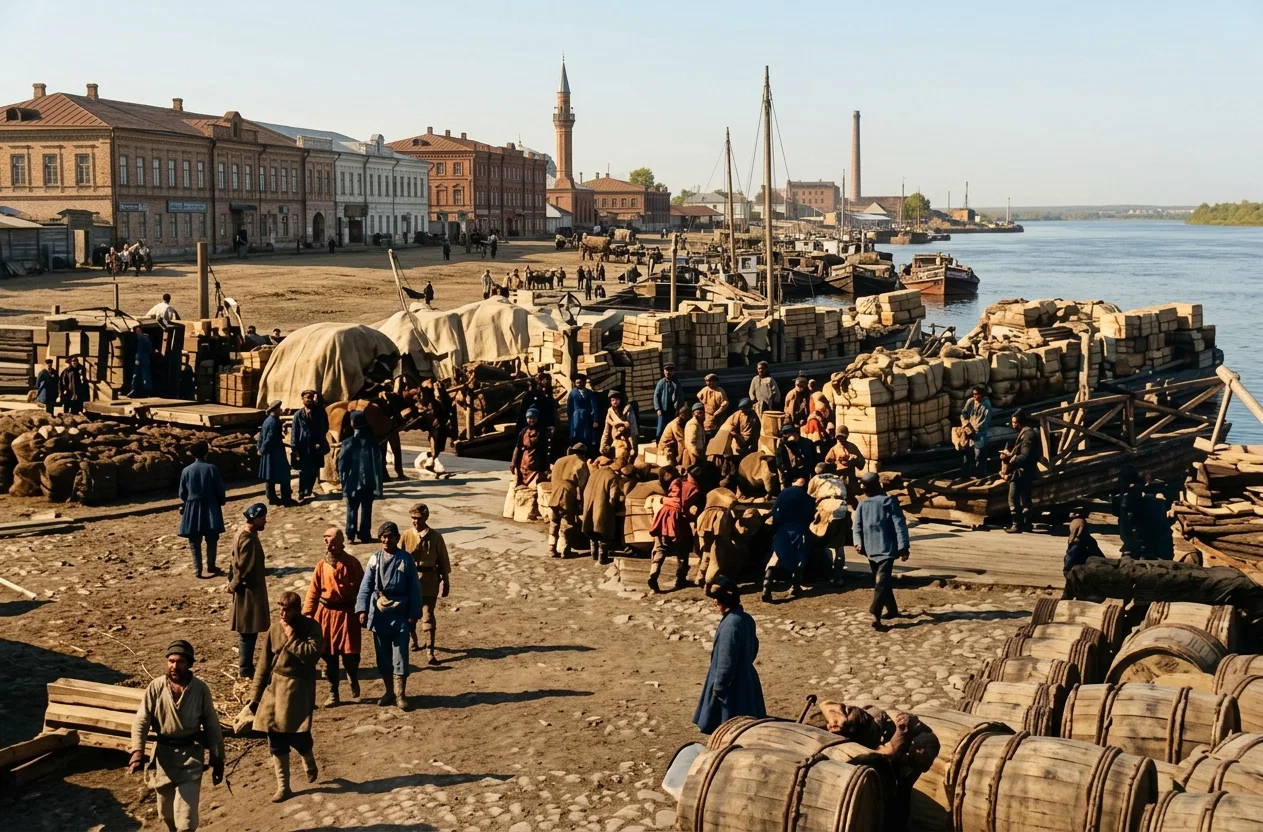 ON THE BANKS OF THE VOLGA
