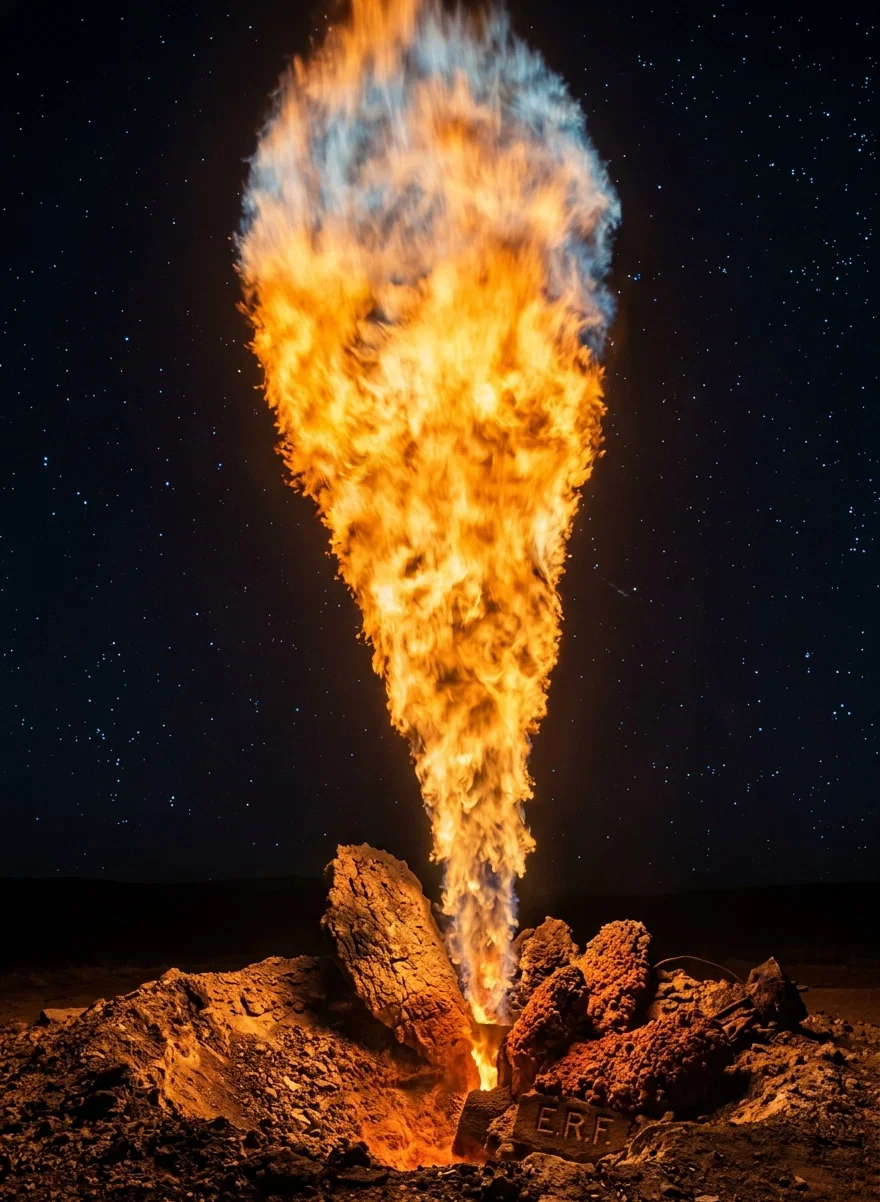 VIEW OF THE GAS-WELL