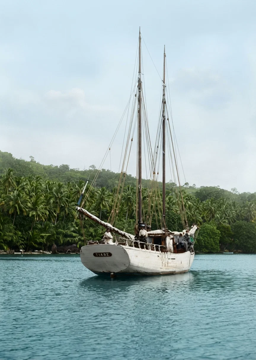 The Schooner "Tiare."