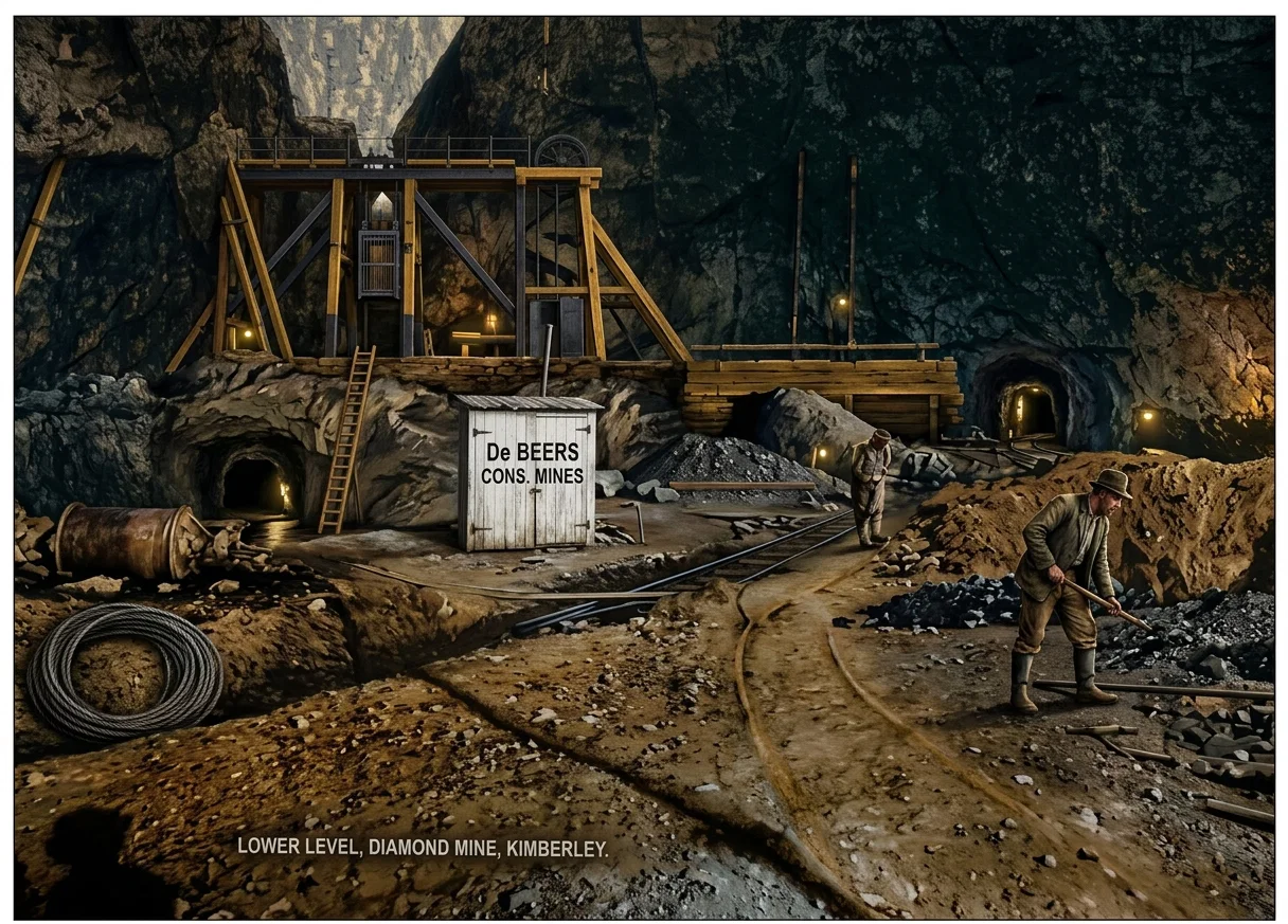 DOWN IN THE MINE