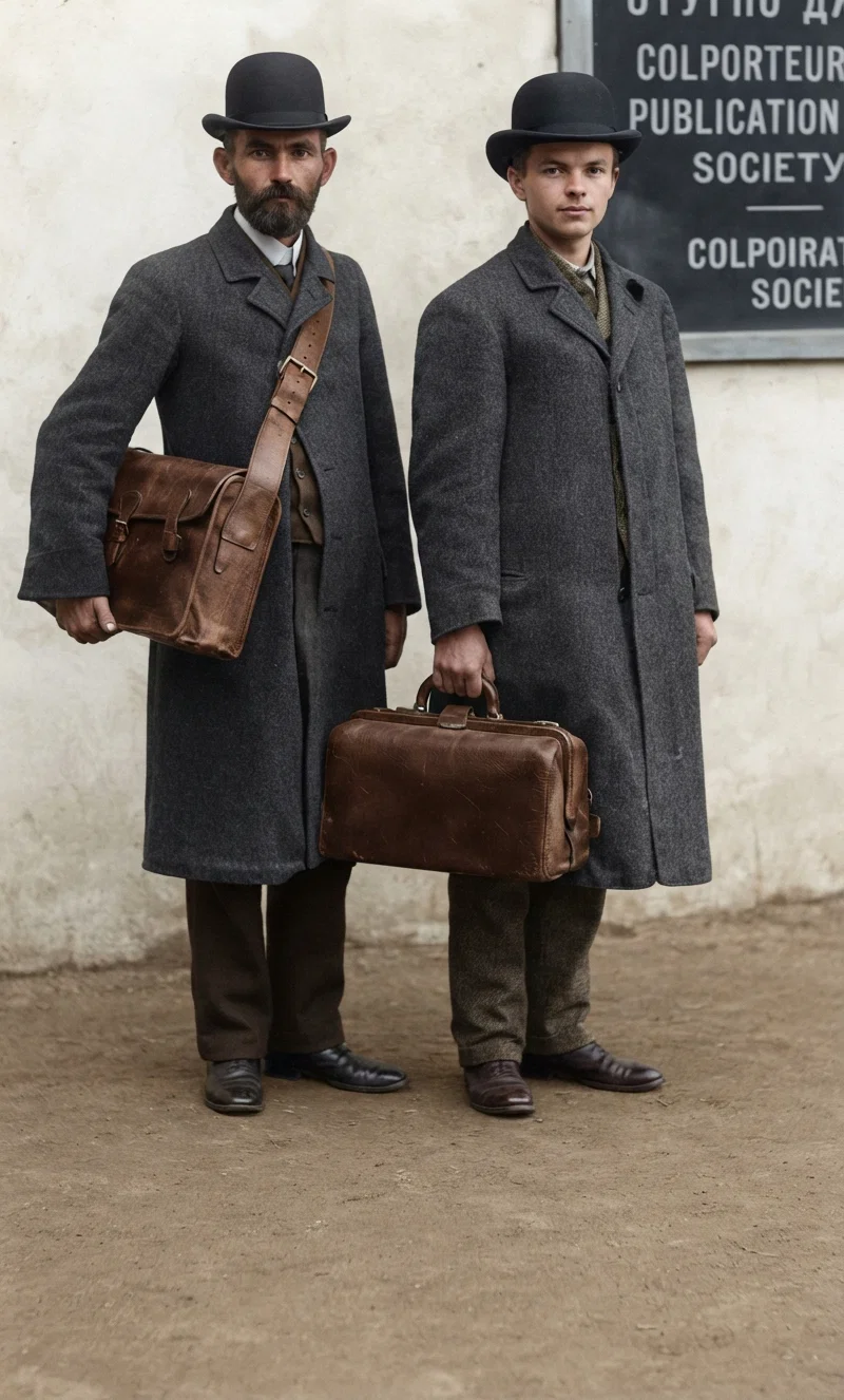 TWO COLPORTERS IN RUSSIA POLAND