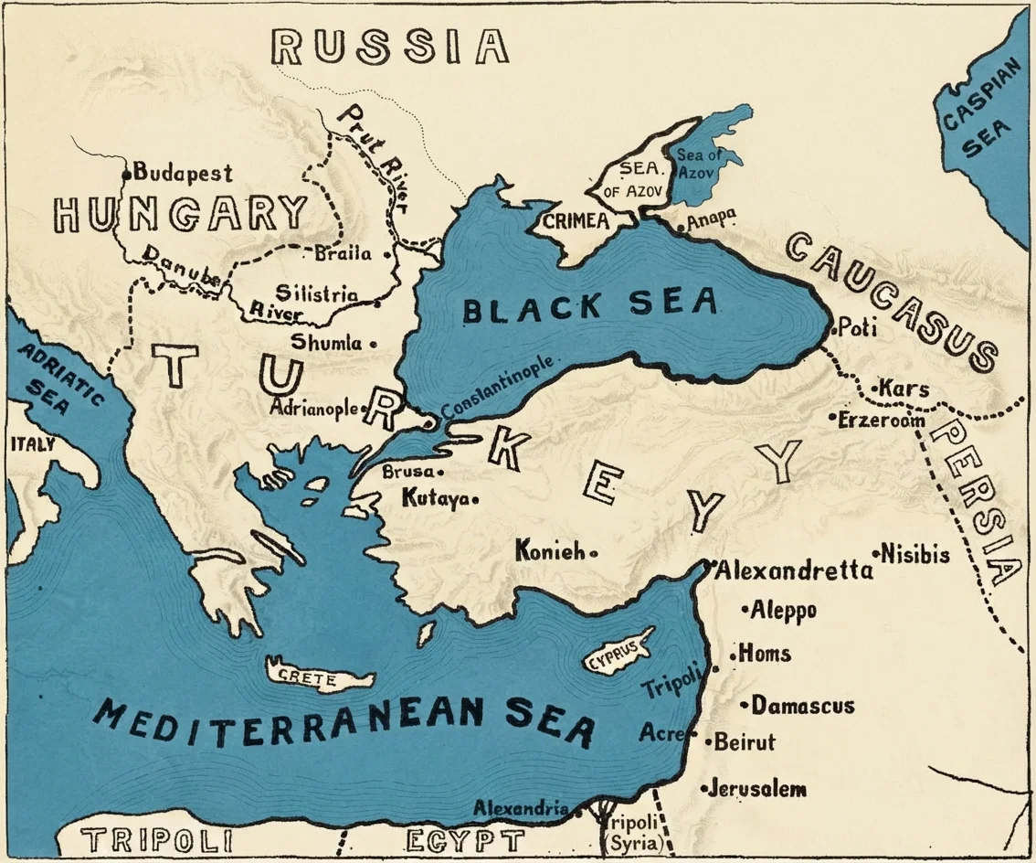 DISTANCES FROM CONSTANTINOPLE