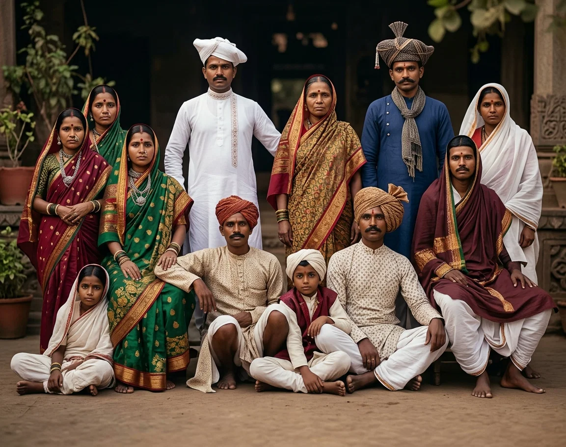 A GROUP OF HINDUS